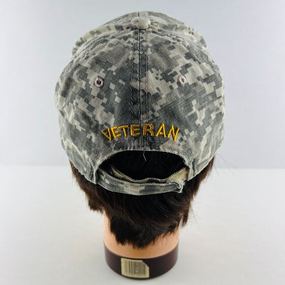 Vietnam Veteran Baseball Style Ball Cap Cammo Hat O/S Embroidered - Picture 4 of 7